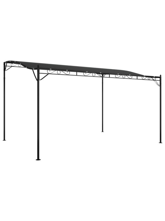 Varjualune, antratsiithall, 4 x 3 m, 180 g/m², kangas ja teras