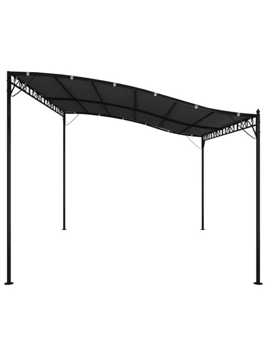 Varjualune, antratsiithall, 4 x 3 m, 180 g/m², kangas ja teras