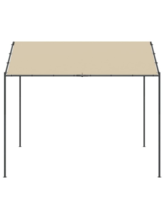 Varjualune, beež, 3 x 3 m, teras ja kangas