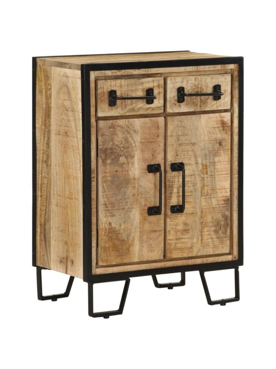 PUHVETKAPP 2 SAHTLIGA, 53 X 31 X 72 CM, MANGOPUIT JA RAUD