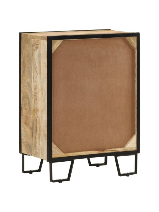 PUHVETKAPP 2 SAHTLIGA, 53 X 31 X 72 CM, MANGOPUIT JA RAUD