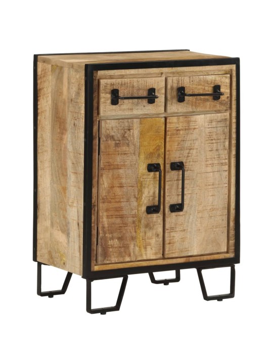 PUHVETKAPP 2 SAHTLIGA, 53 X 31 X 72 CM, MANGOPUIT JA RAUD