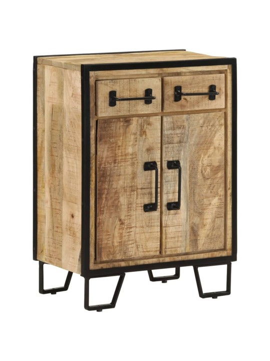 PUHVETKAPP 2 SAHTLIGA, 53 X 31 X 72 CM, MANGOPUIT JA RAUD
