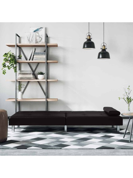 DIIVANVOODI TOPSIHOIDJATEGA, MUST, KUNSTNAHK