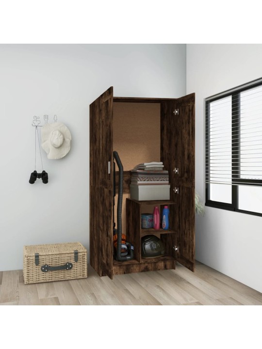Riidekapp, suitsutatud tamm, 82,5 x 51,5 x 180 cm, tehispuit