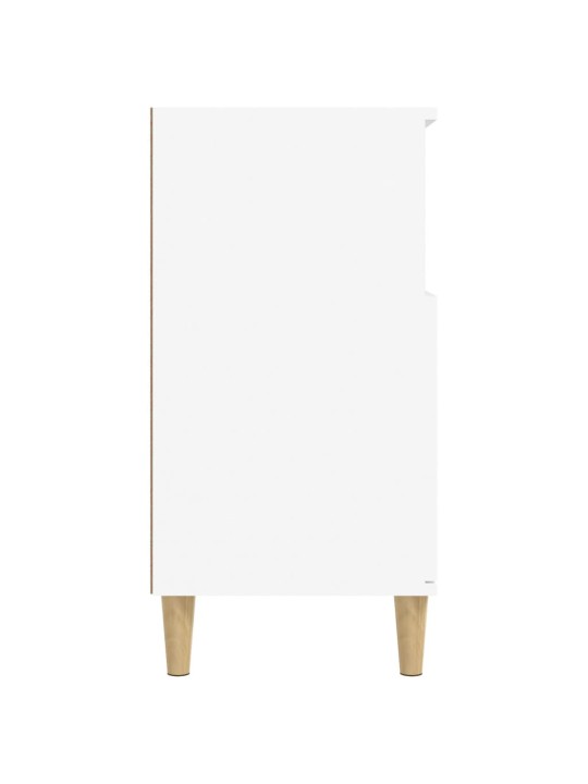 Puhvetkapp, valge, 60 x 35 x 70 cm, tehispuit