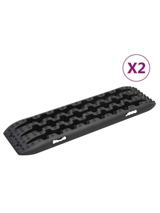 VEOPLAADID 2 TK, MUST, 106 X 30,5 X 7 CM, NAILON