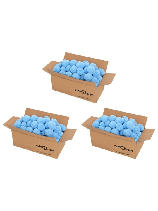 ANTIBAKTERIAALSED BASSEINI FILTERPALLID, SININE, 2100 G, PE
