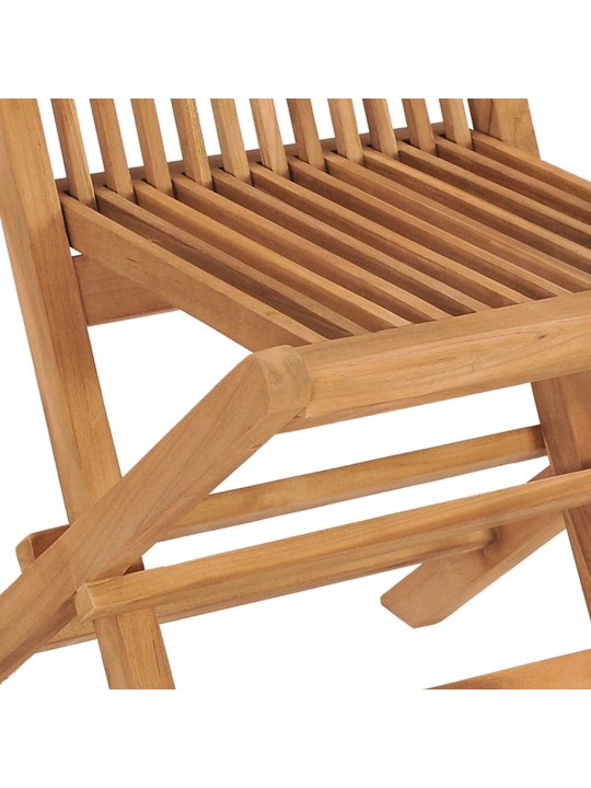 Aia söögilaudade komplekt 7 tk pruun 140 x 80 x 75 cm tiikpuu