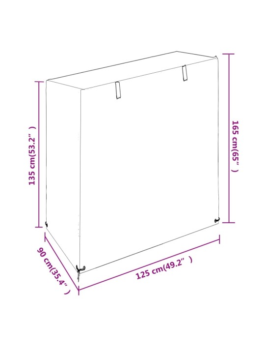 Aiakiige katted 2 tk, 8 aasaga, 125x90x135/165 cm, polüetüleen