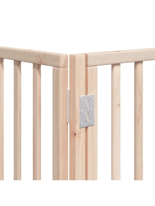 Kokkupandav koeravärav uksega, 12 paneeli, 960 cm, paplipuit