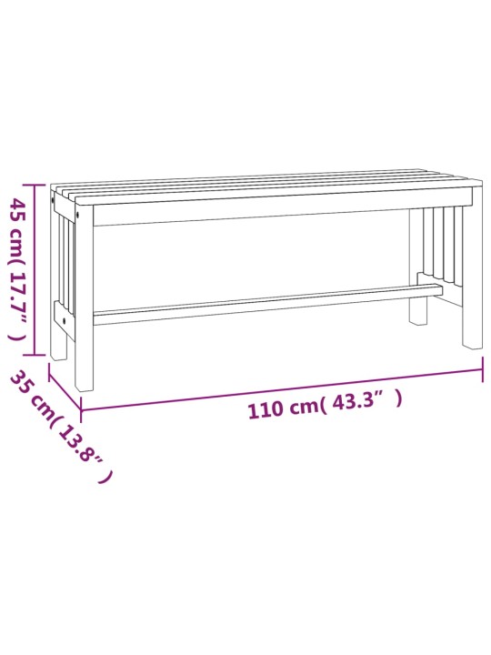 Aiapink, 110 cm, eukalüptipuit