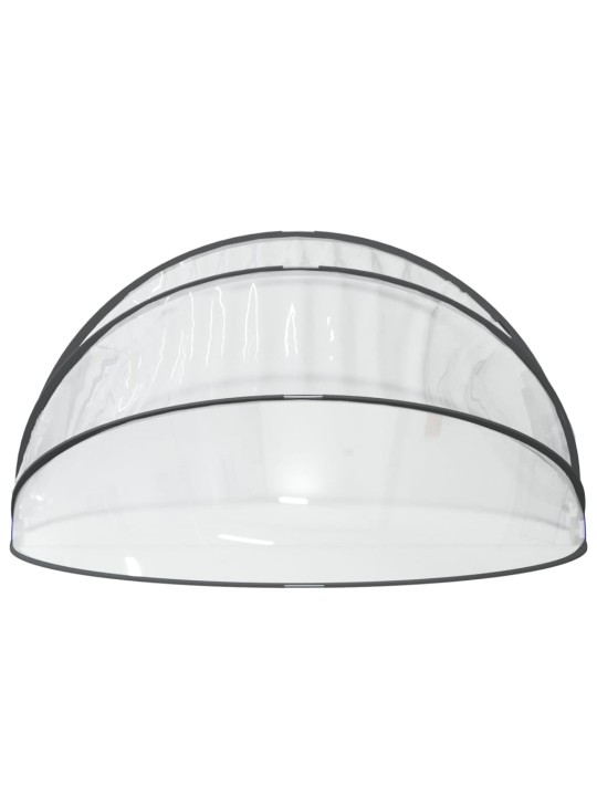 Basseinikuppel, ümar, 406 x 203 cm, pvc