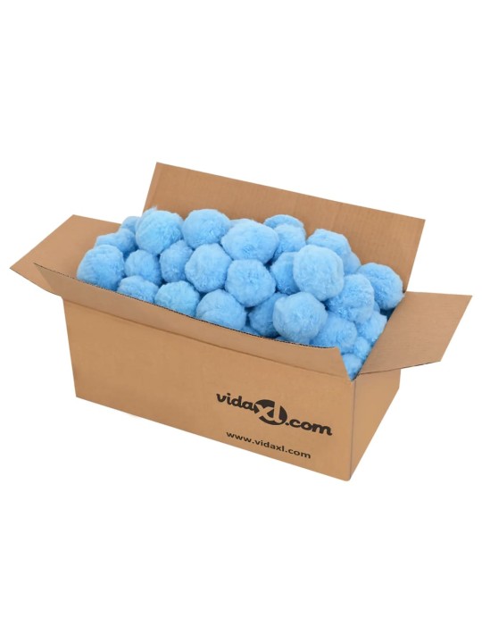 ANTIBAKTERIAALSED BASSEINI FILTERPALLID, SININE, 700 G, PE