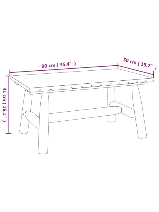 Kohvilaud, 90 x 50 x 41 cm, kuusepuit