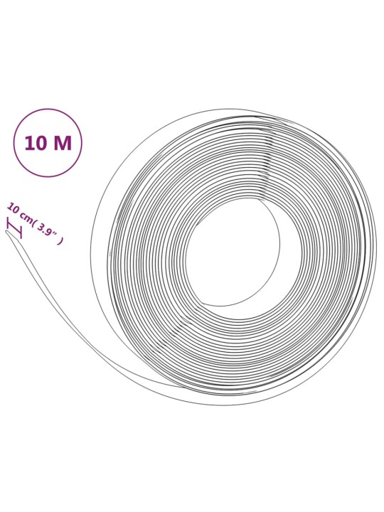 Aiapiirded 2 tk, hall, 10 m, 10 cm, polüetüleen