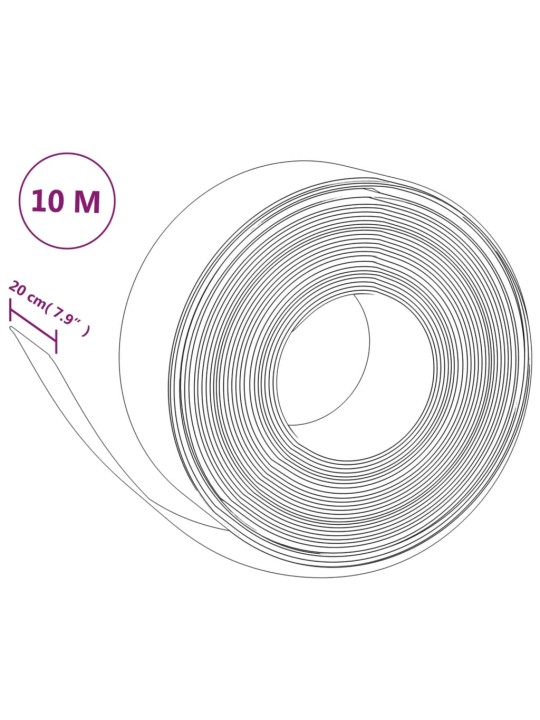 Aiapiirded 5 tk, hall, 10 m, 20 cm, polüetüleen