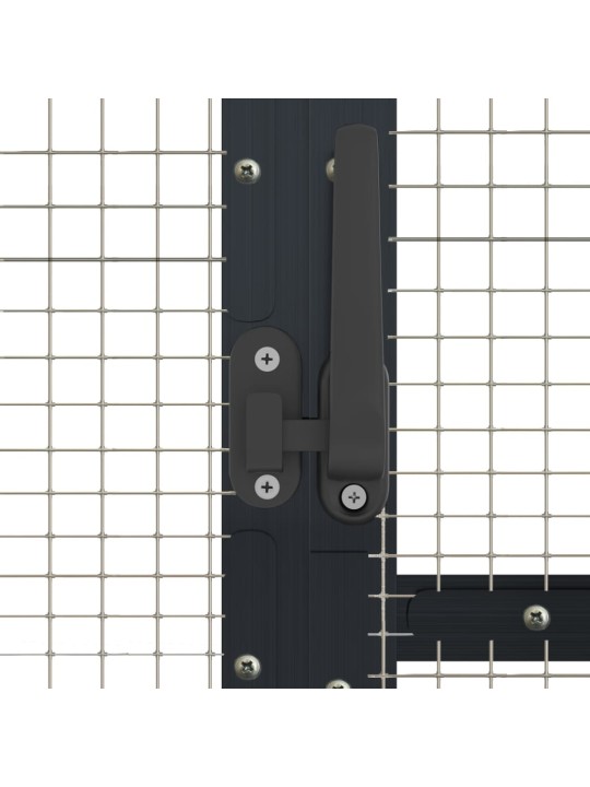 Linnumaja, antratsiit, 1,79x3x1,85 m alumiinium