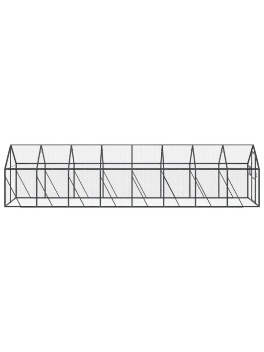 Linnumaja, antratsiit, 1,79x8x1,85 m alumiinium