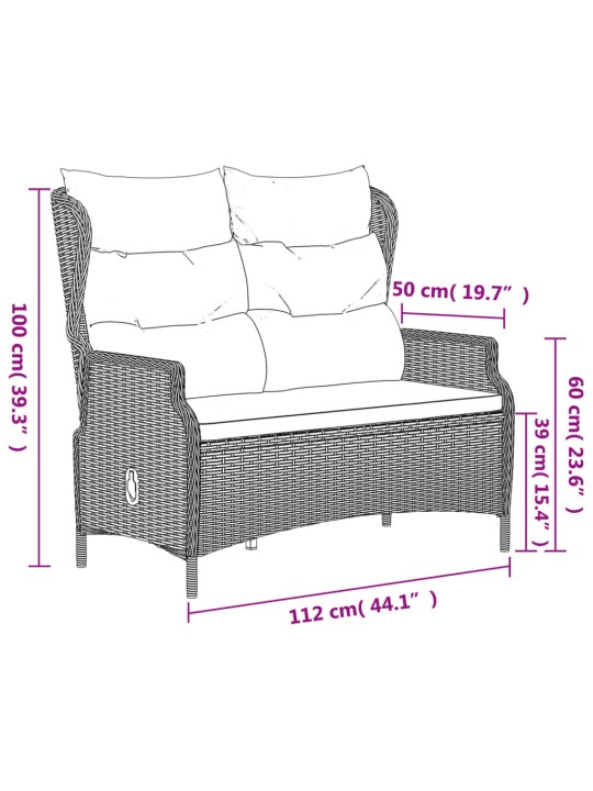 2-kohaline aiapink patjadega, must, polürotang