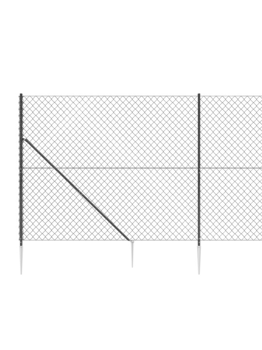 Võrkaed vaiadega, antratsiithall, 1,4 x 25 m