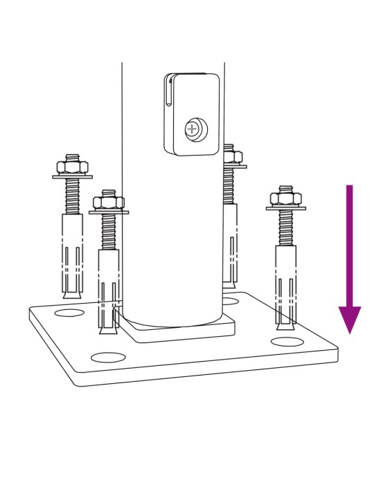 Võrkaed äärikuga, antratsiithall, 1,4 x 25 m