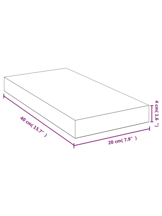 Seinariiul, 40x20x4 cm, bambus