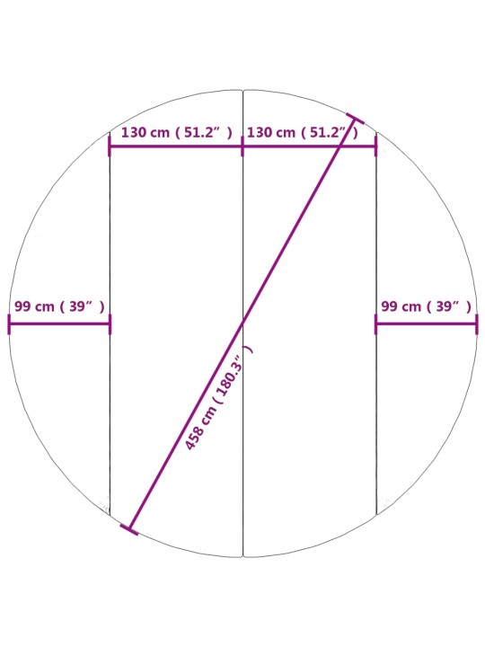 Basseini alusriie, helehall, ø458 cm, polüestergeotekstiil