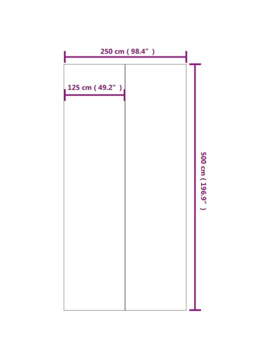 Basseini alusriie, helehall, 500x250 cm, polüestergeotekstiil