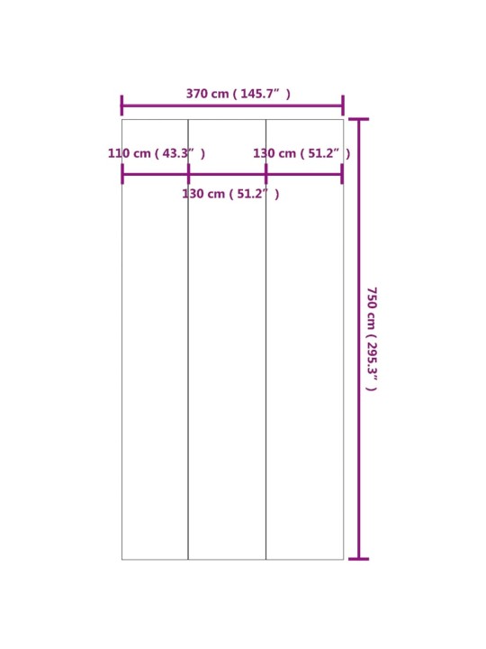 BASSEINI ALUSRIIE, HELEHALL, 750X370 CM, POLÜESTERGEOTEKSTIIL