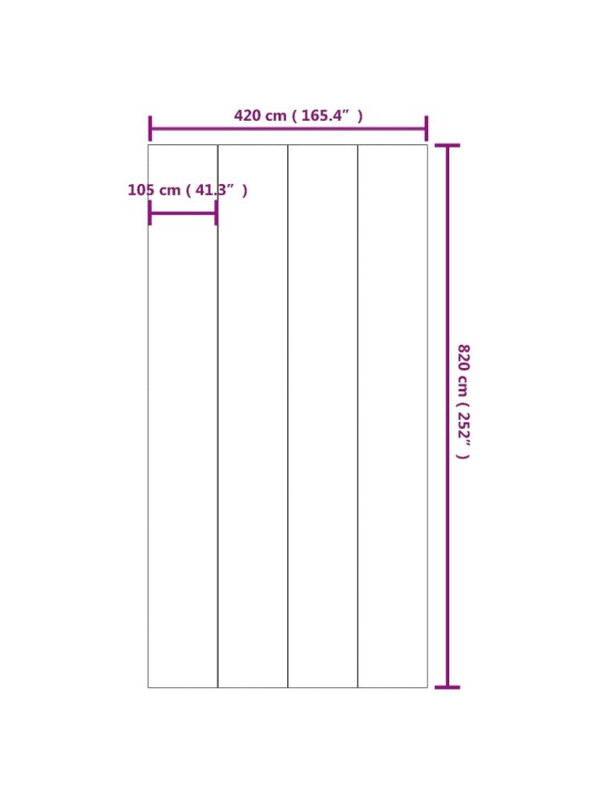 BASSEINI ALUSRIIE, HELEHALL, 820X420 CM, POLÜESTERGEOTEKSTIIL