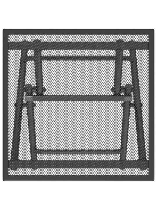 Kokkupandav aialaud, antratsiithall, 38 x 38 x 38 cm, terasvõrk