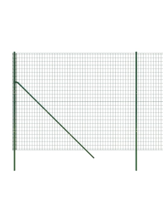 Traataed, roheline, 1,6 x 10 m, tsingitud teras