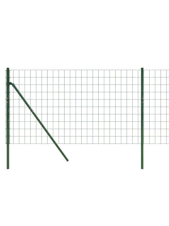 Traataed, roheline, 0,8 x 10 m, tsingitud teras