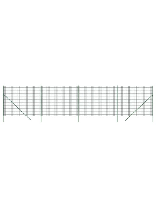 Traataed, roheline, 1,6 x 10 m, tsingitud teras