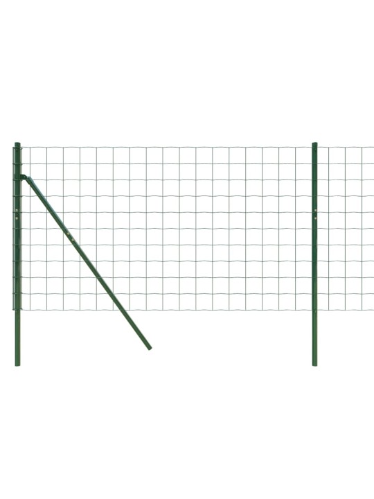 Traataed, roheline, 1 x 10 m, tsingitud teras