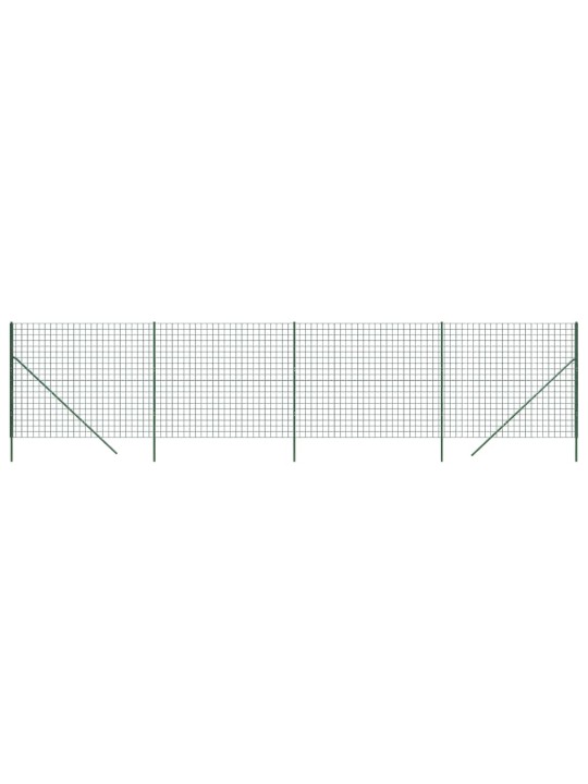 Traataed, roheline, 1,4 x 10 m, tsingitud teras