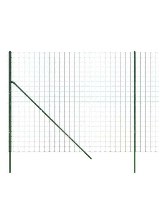 Traataed, roheline, 1,4 x 10 m, tsingitud teras