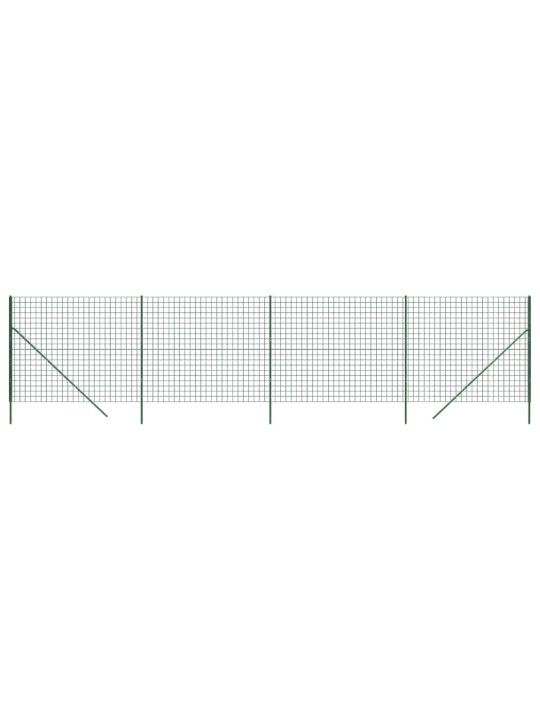 Traataed, roheline, 1,8 x 10 m, tsingitud teras