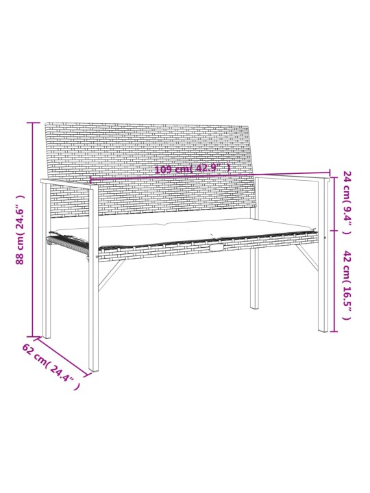 2-kohaline aiapink istmepadjaga, must, polürotang