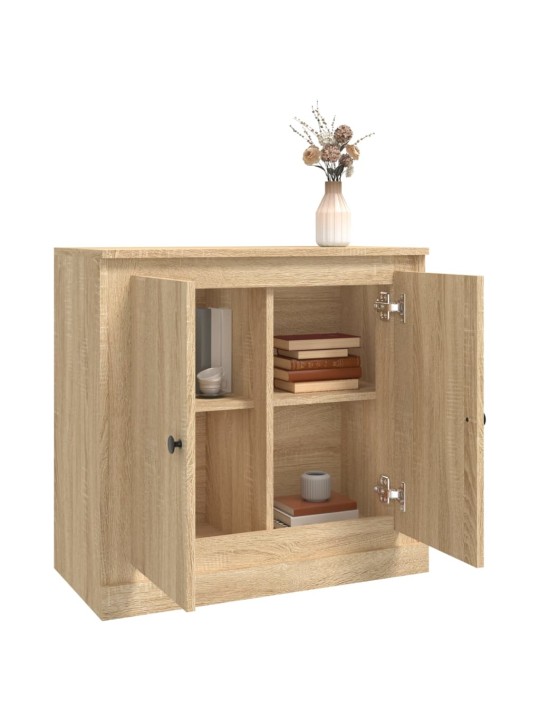 Puhvetkapp, sonoma tamm, 70 x 35,5 x 67,5 cm, tehispuit