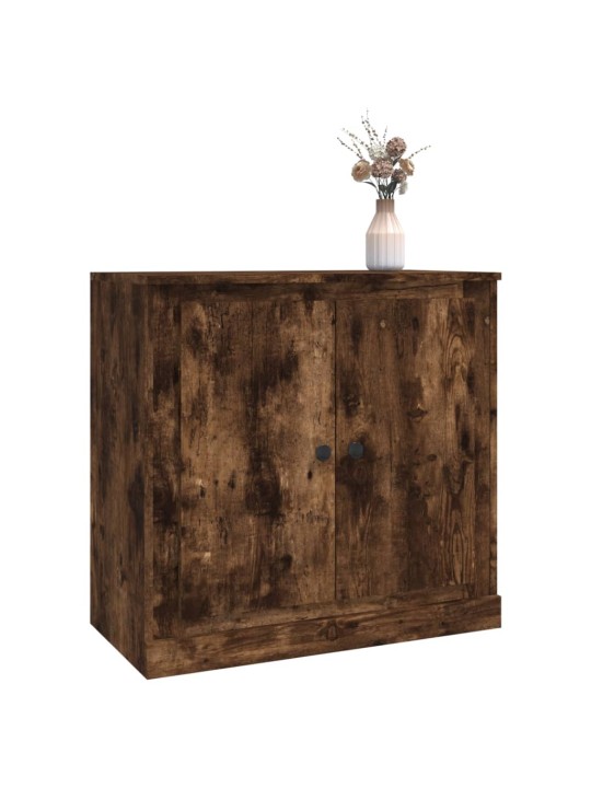 Puhvetkapp, suitsutatud tamm, 70 x 35,5 x 67,5 cm, tehispuit