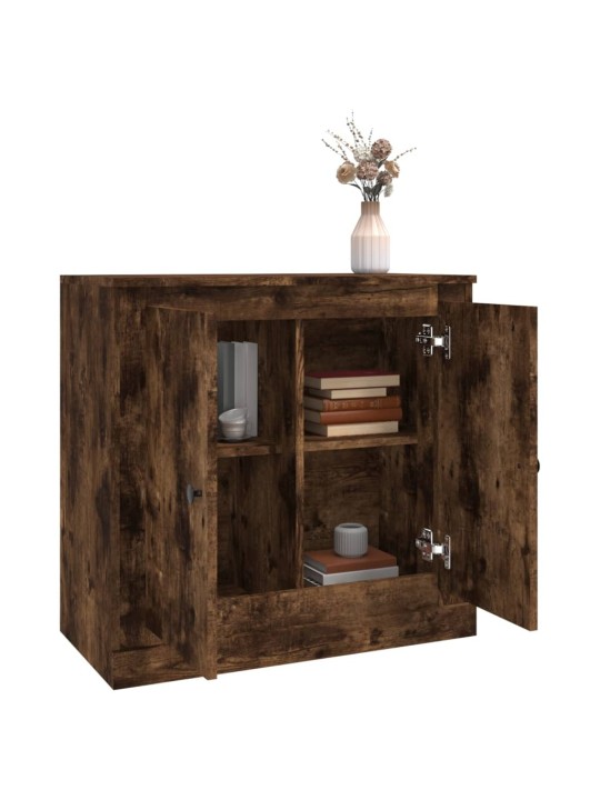 Puhvetkapp, suitsutatud tamm, 70 x 35,5 x 67,5 cm, tehispuit