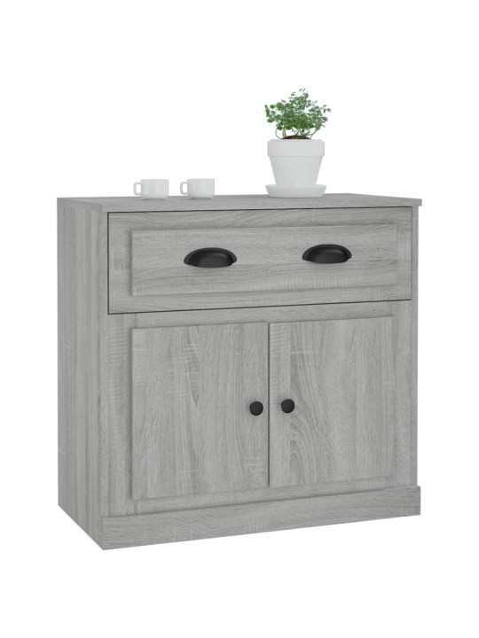 Puhvetkapp, hall sonoma tamm, 70 x 35,5 x 67,5 cm, tehispuit