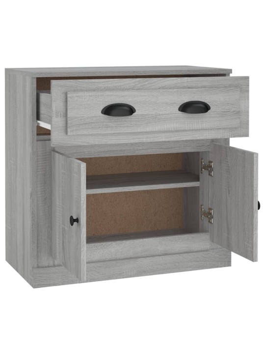 Puhvetkapp, hall sonoma tamm, 70 x 35,5 x 67,5 cm, tehispuit