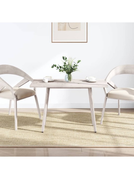 Lauaplaat, valge, 110 x 55 x 2,5 cm, männipuit, ristkülik