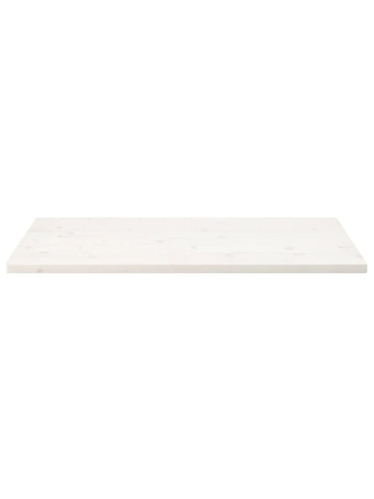 Lauaplaat, valge, 110 x 55 x 2,5 cm, männipuit, ristkülik