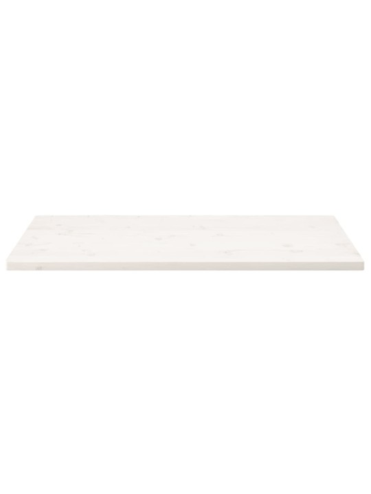 Lauaplaat, valge, 100 x 60 x 2,5 cm, männipuit, ristkülik