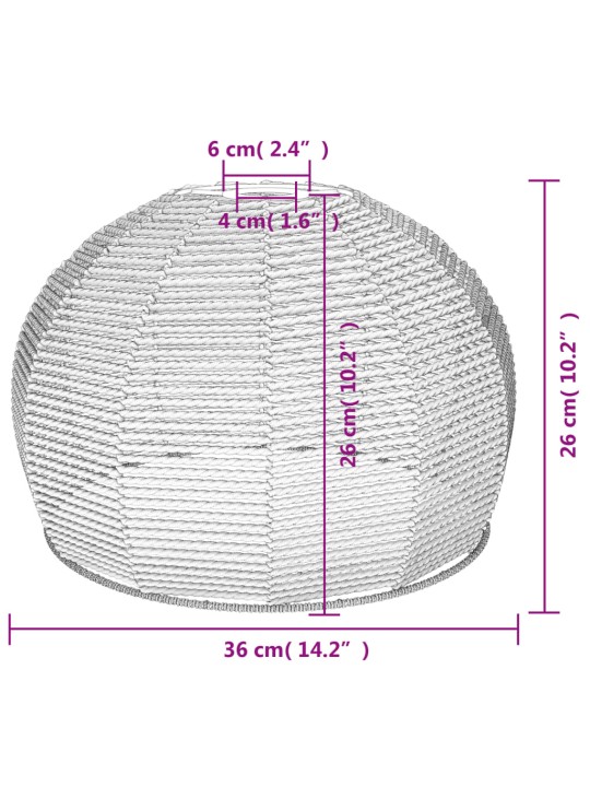 Laelambi vari, ø36 x 26 cm, raud ja paber