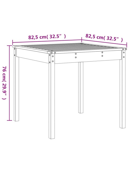 5-osaline aia söögimööbli komplekt, hall, männipuit